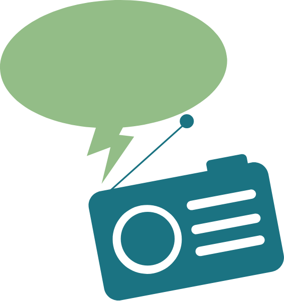 green text bubble and blue radio | Rescue From Voodoo Island