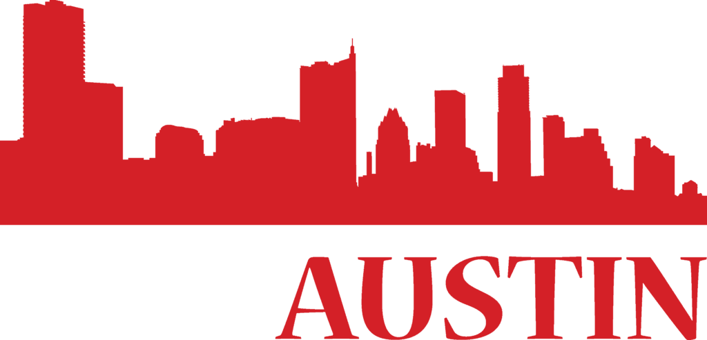 city of Austin in red | saboteur